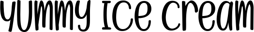 Yummy Ice Cream Font