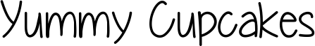 Yummy Cupcakes Font