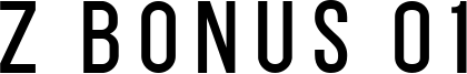 Z Bonus 01 Font