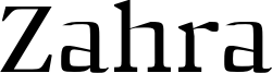 Zahra Font
