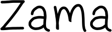 Zama Font