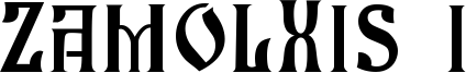 Zamolxis I Font