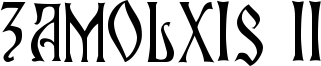 Zamolxis II Font