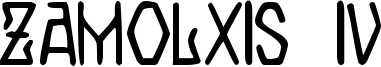 Zamolxis IV Font