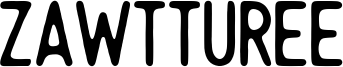 Zawtturee Font
