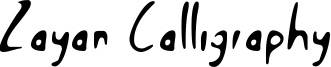 Zayan Calligraphy Font