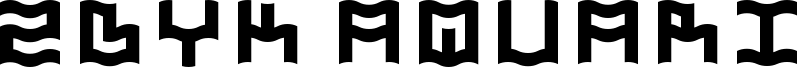Zdyk Aquarius Font