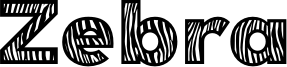 Zebra Font