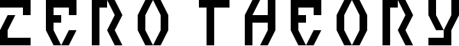 Zero Theory Font