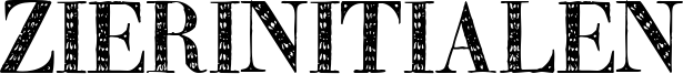 Zierinitialen Font