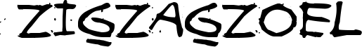 Zigzagzoel Font