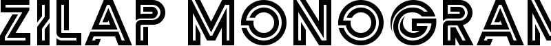Zilap Monograma Font