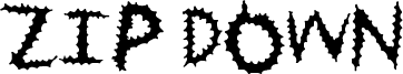 Zip Down Font