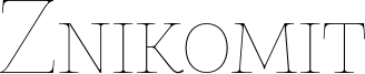 ZnikomitSC.otf