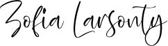 Zofia Larsonty Font