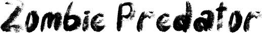 Zombie Predator Font