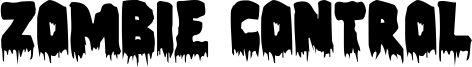 Zombie Control Font