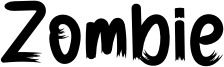 Zombie Font