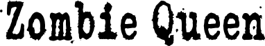 Zombie Queen Font