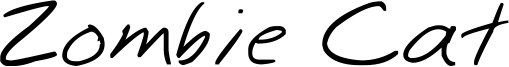 Zombie Cat Font