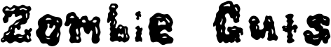 Zombie Guts Font