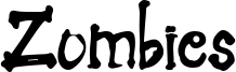 Zombies Font