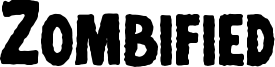 Zombified Font