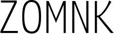 Zomnk Font