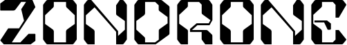 Zondrone Font