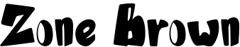 Zone Brown Font