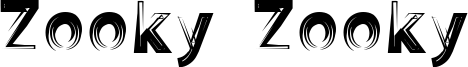 Zooky Zooky Font