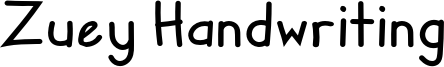 Zuey Handwriting Font