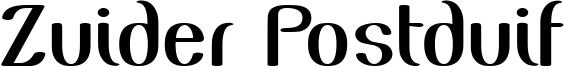Zuider Postduif Font
