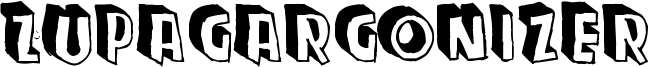 Zupagargonizer Font