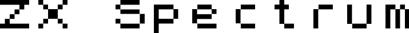 ZX Spectrum-7 Font