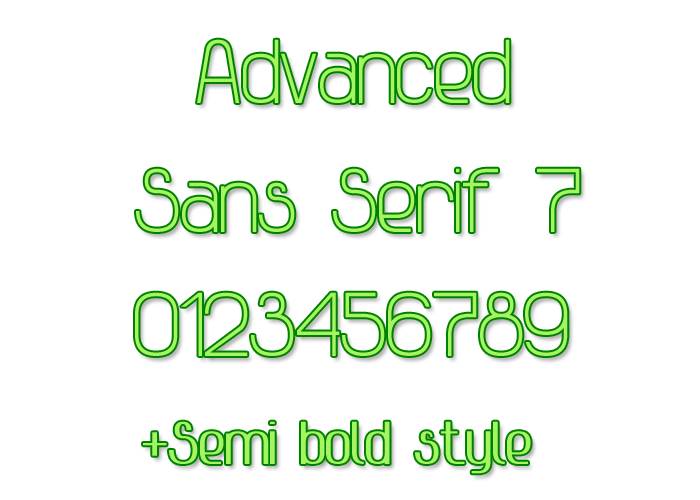 Advanced Sans Serif 7