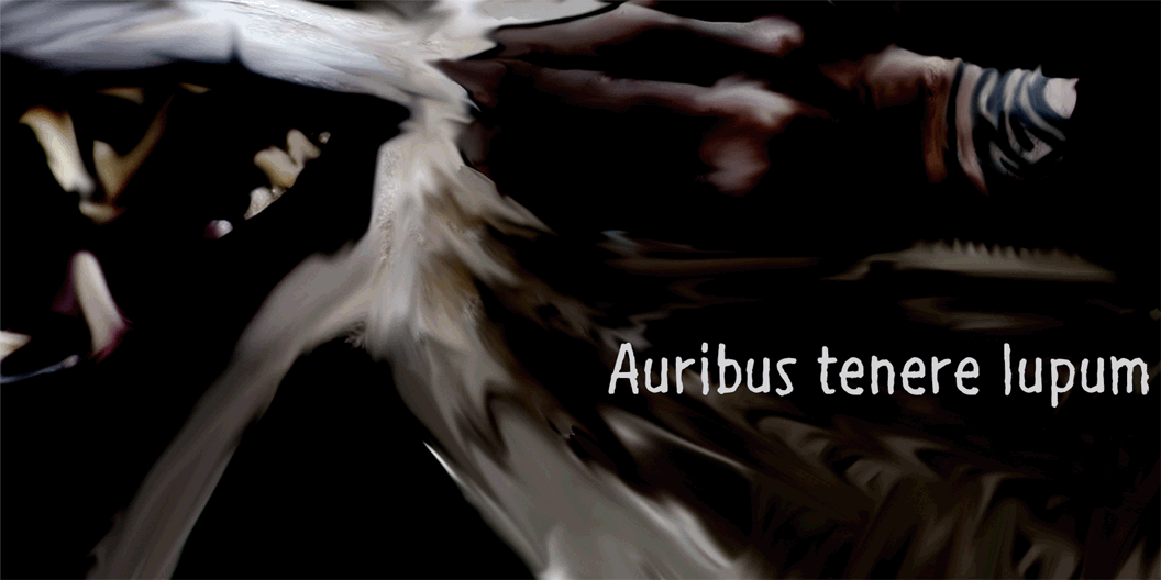 Auribus tenere lupum