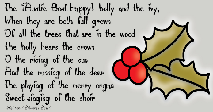 Austie Bost Happy Holly