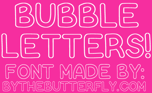 Bubble Letters