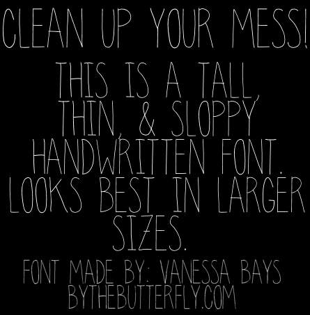 Clean up your mess