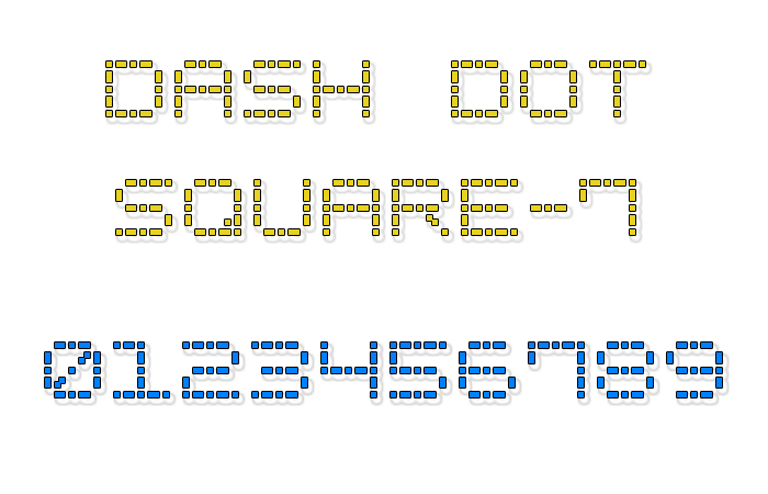 Dash Dot Square-7