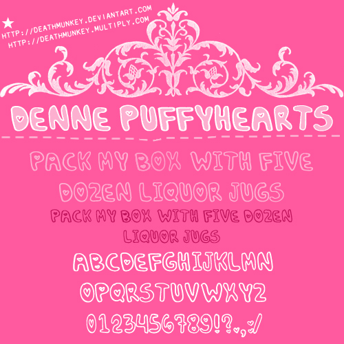 Denne Puffy Hearts