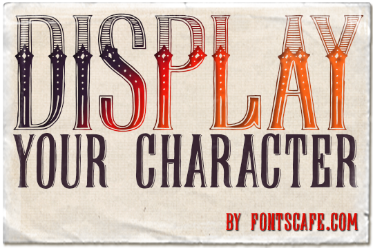 Display Of Character