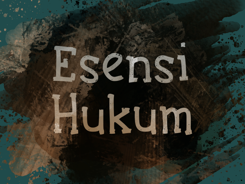 e Esensi Hukum