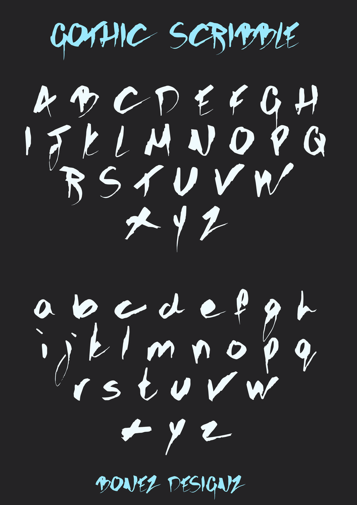 Gothic Scribble