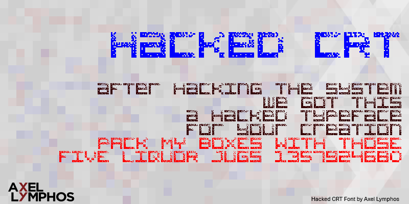 Hacked CRT
