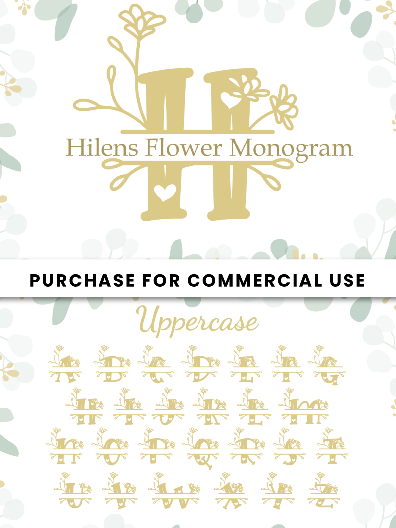 Hilens Flower Monogram