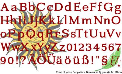 Kleins Forgotten Roman