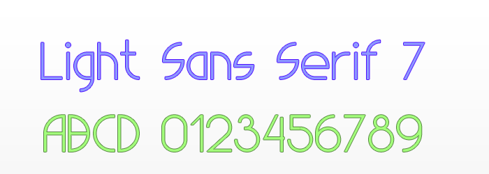 Light Sans Serif 7