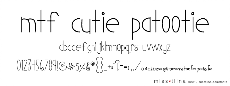 MTF Cutie Patootie